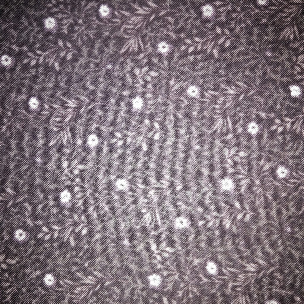 Quilt Gate Gentle Flowers Glamorous Grays 590917C Fat Quarter