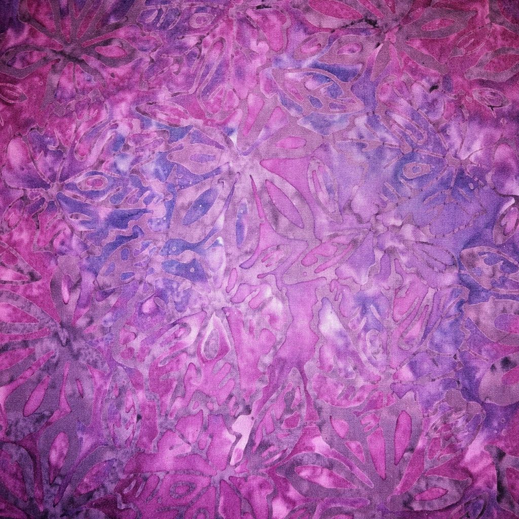 Batik - Bali - Petals - Purple - Fat Quarter - A Heart Full of Sewing