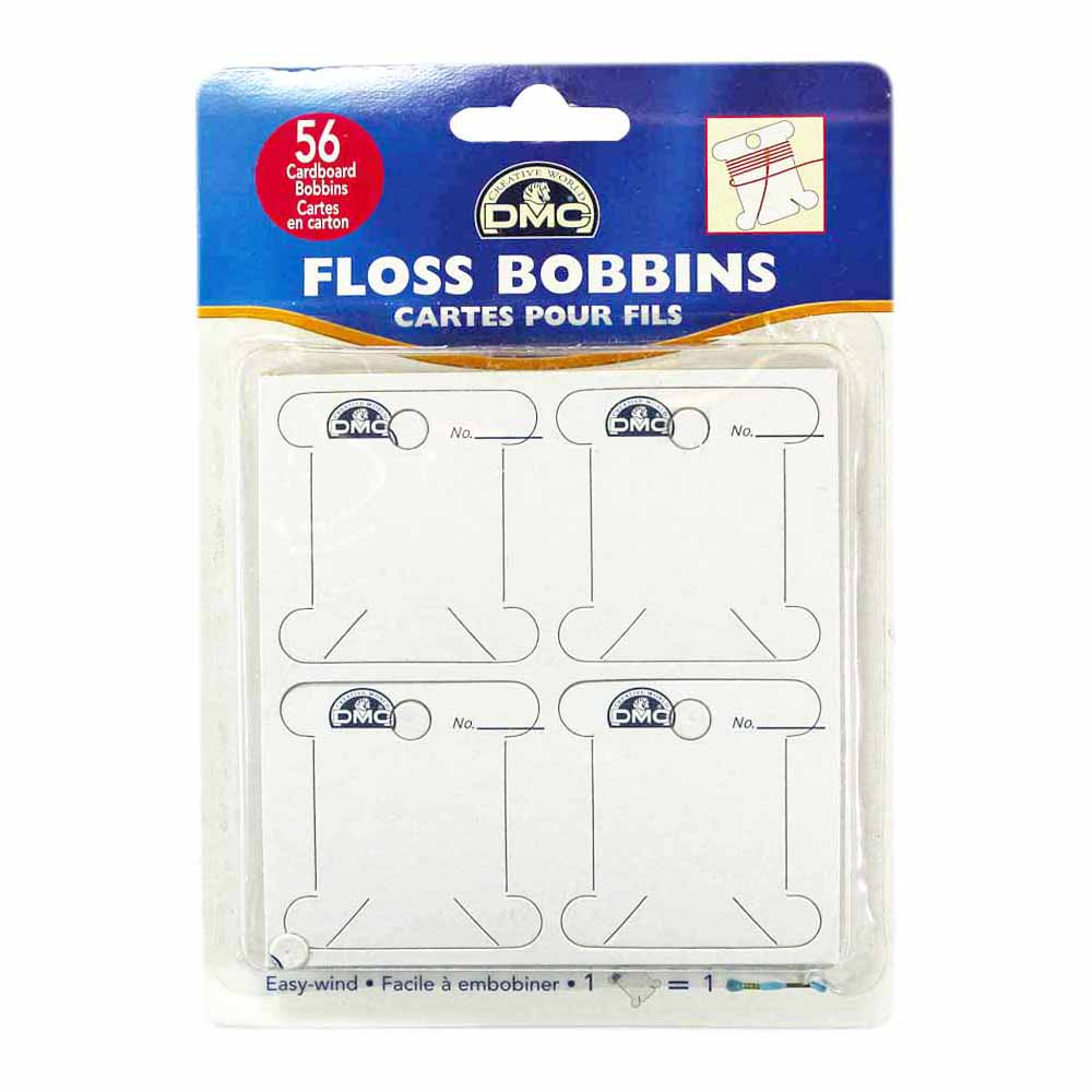 DMC 56/Pkg - Cardboard Floss Bobbins