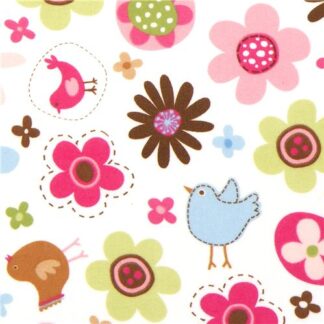 Bonny Blooms by Robert Kaufman Flannel FQ