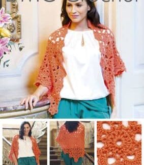 DMC Crochet Fashion Shawl Pattern