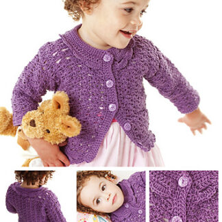DMC Crochet Girls Cardigan Pattern
