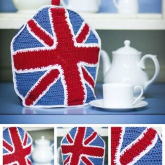 DMC Crochet Union Jack Tea Cosy Pattern