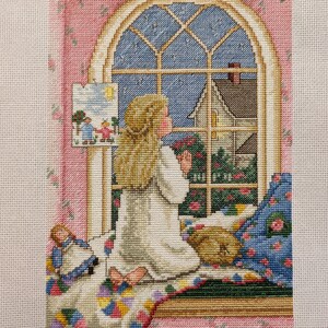 Bedtime Prayer - Girl Cross Stitch kit