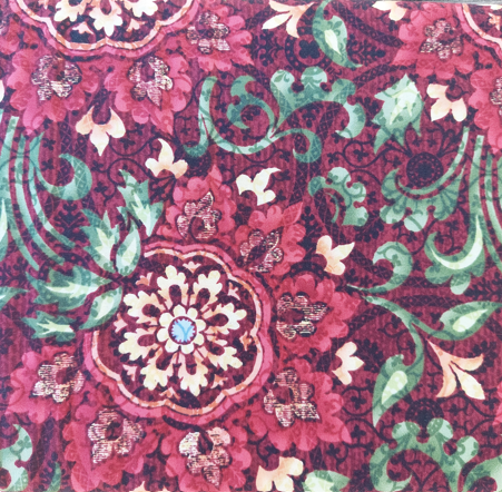 Camelot - Red Large Floral FQ