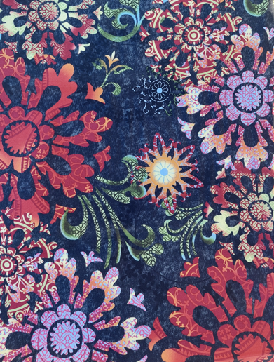 Camelot - Red Giant Floral FQ
