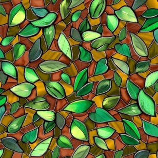 Stained Glass - Leaves FQ