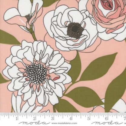 Alli K Design - Cabbage Rose - Pink FQ