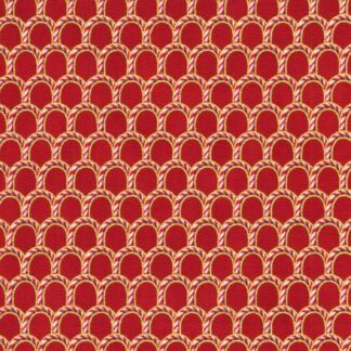 Robert Kaufman - Holiday Flourish - Peppermint Twist - Crimson FQ