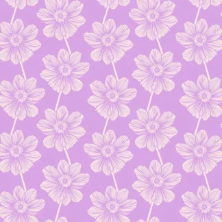 Anna Maria Textiles - Anemone - Lilac FQ