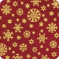 Robert Kaufman - Holiday Flourish - Peppermint Twist -Cranberry FQ
