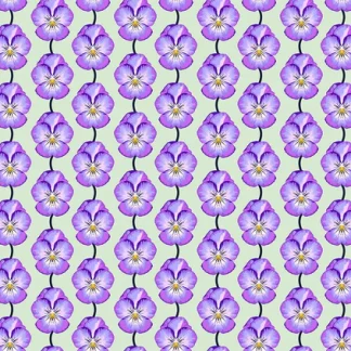 Anna Maria Textiles - Pansy - Lavender FQ