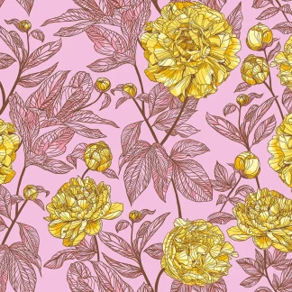 Anna Maria Textiles - Peony - Sunshine 108" Backing