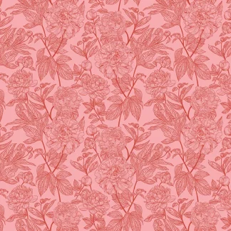 Anna Maria Textiles - Peony - Rouge FQ