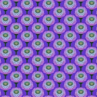 Anna Maria Textiles - Strawflower - Periwinkle FQ