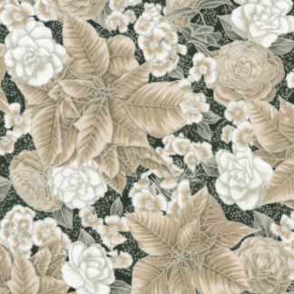 Robert Kaufman - Holiday Flourish - Peppermint Twist - Shadow FQ