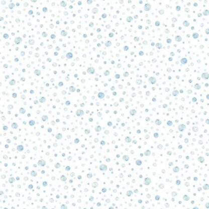 Happy Ocean Life - White Tonal Bubbles FQ