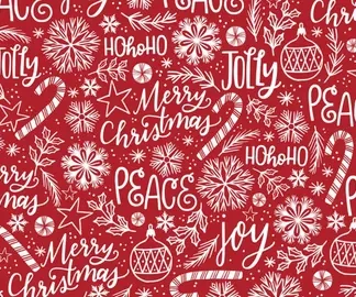 Christmas Miniatures 3 - Merry Red FQ