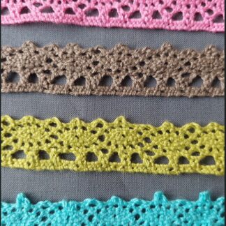 Cotton Lace Trim - 4 colours