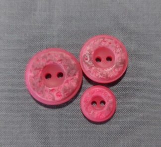 Pink Mottled Buttons
