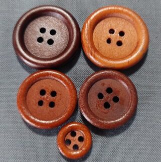 4 Hole Wooden Buttons