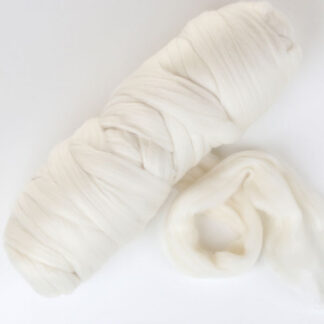 Merino Fibre 19 micron - White